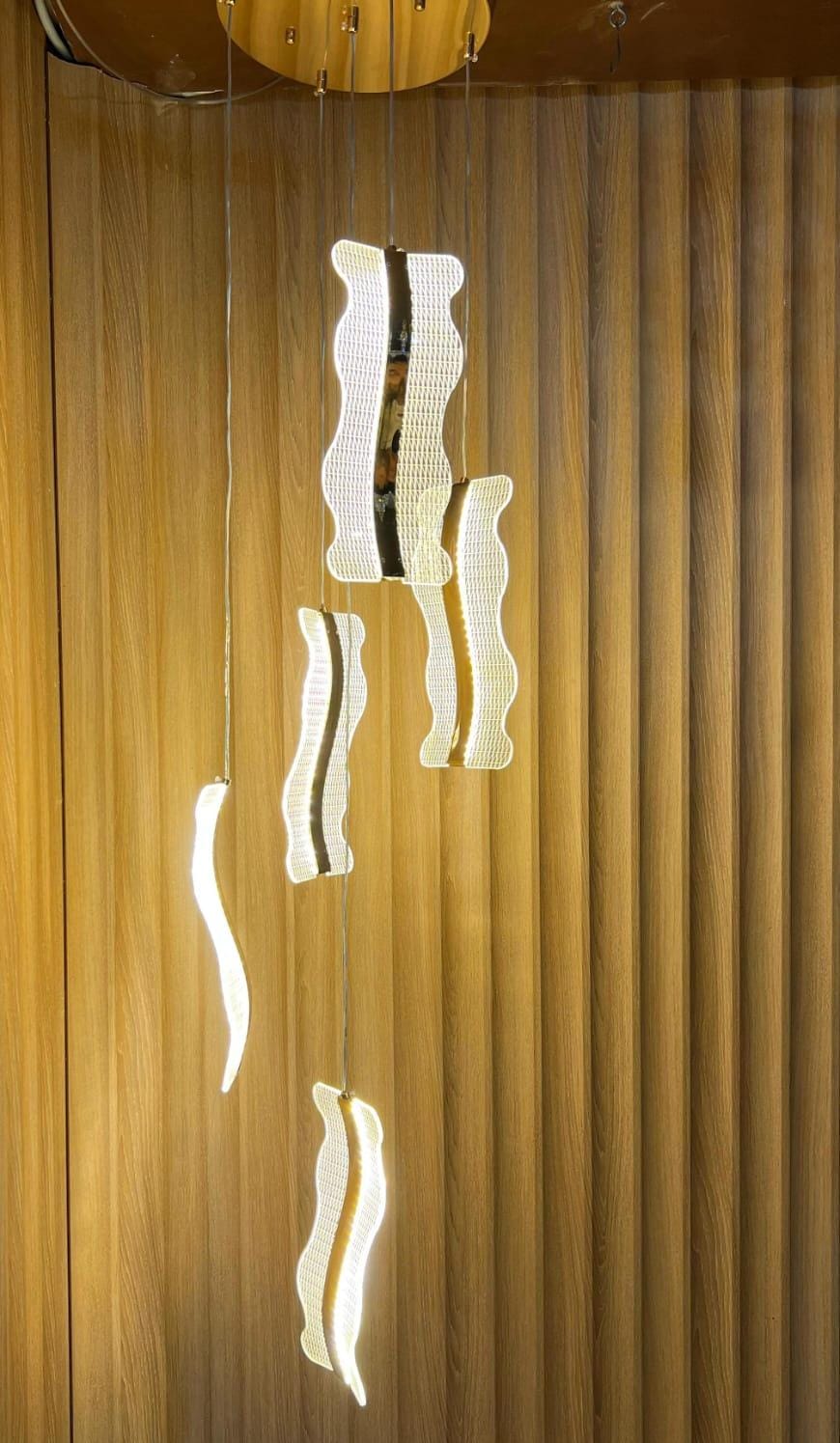 Wavy Pendant Light