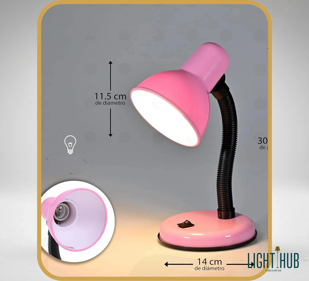 Mini Lampe de table GlowFlex - "LIGHT HUB"