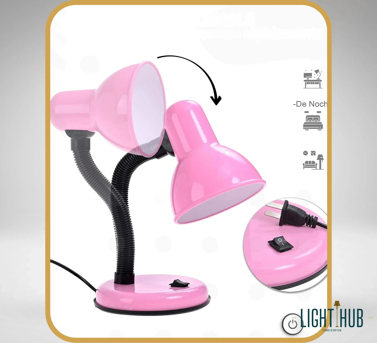 Mini Lampe de table GlowFlex - "LIGHT HUB"