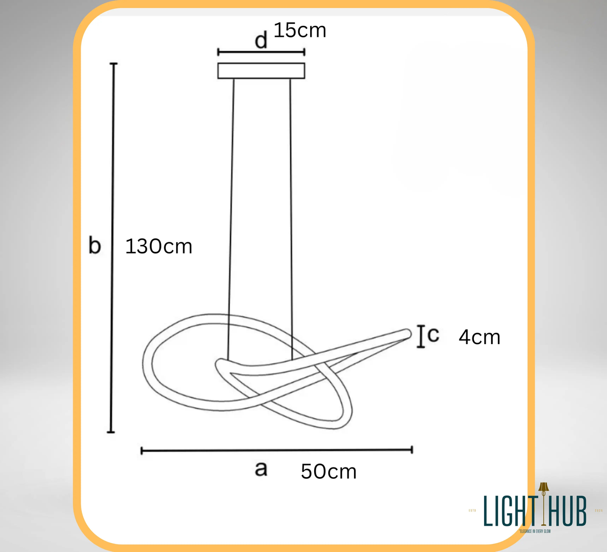 Suspension QUASAR - "LIGHT HUB"