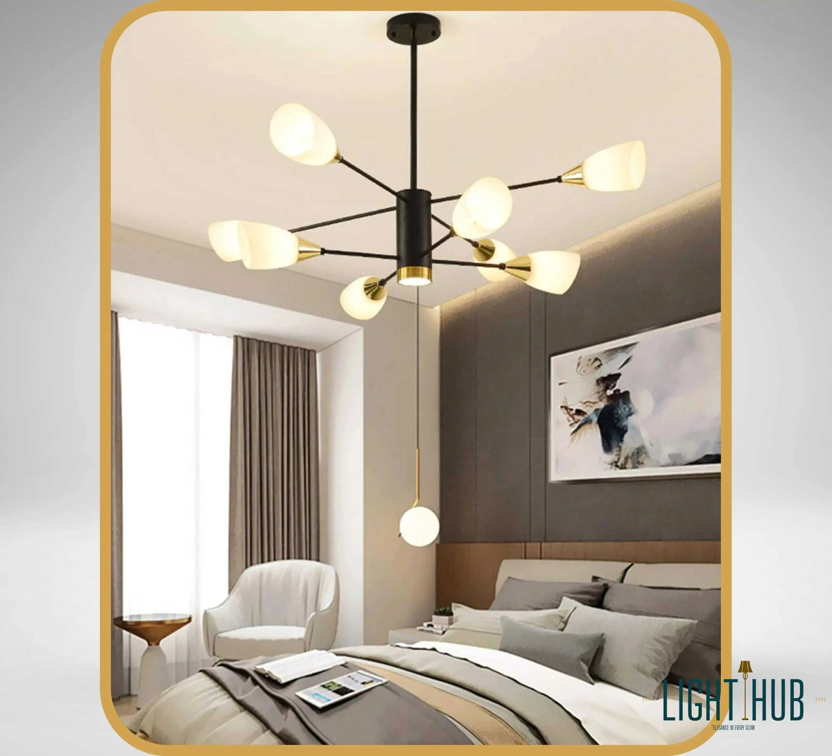 Suspension Lustre ASTRA - "LIGHT HUB"