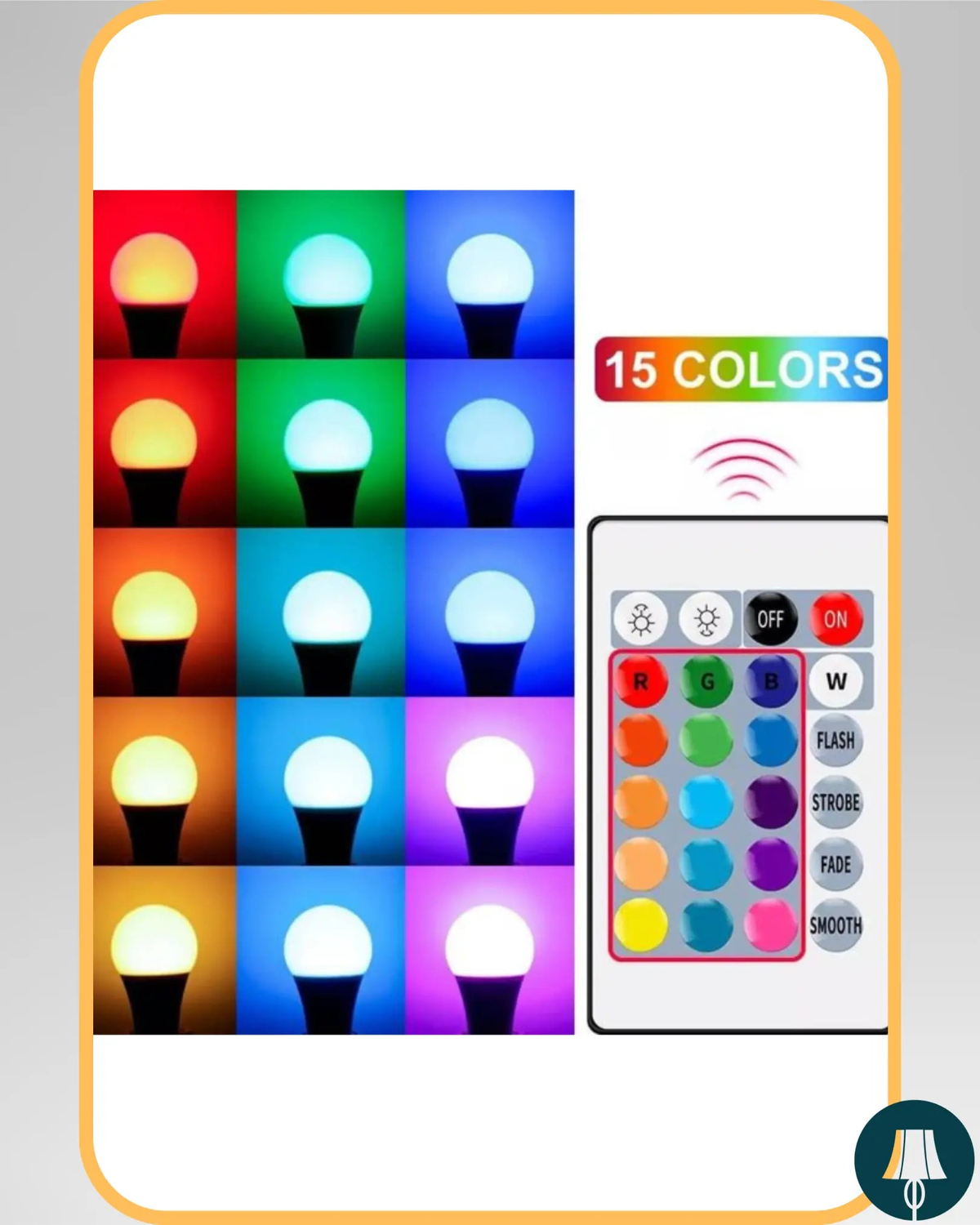 OptiGlow™ RGB+W Smart-Sync Bulb - "LIGHT HUB"