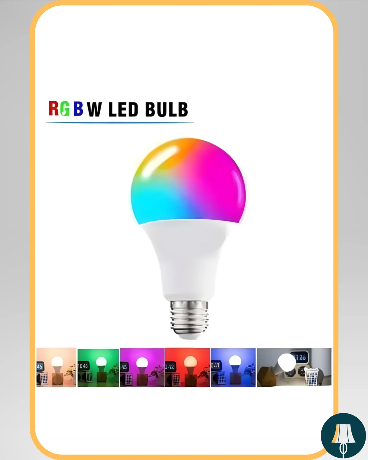 OptiGlow™ RGB+W Smart-Sync Bulb - "LIGHT HUB"