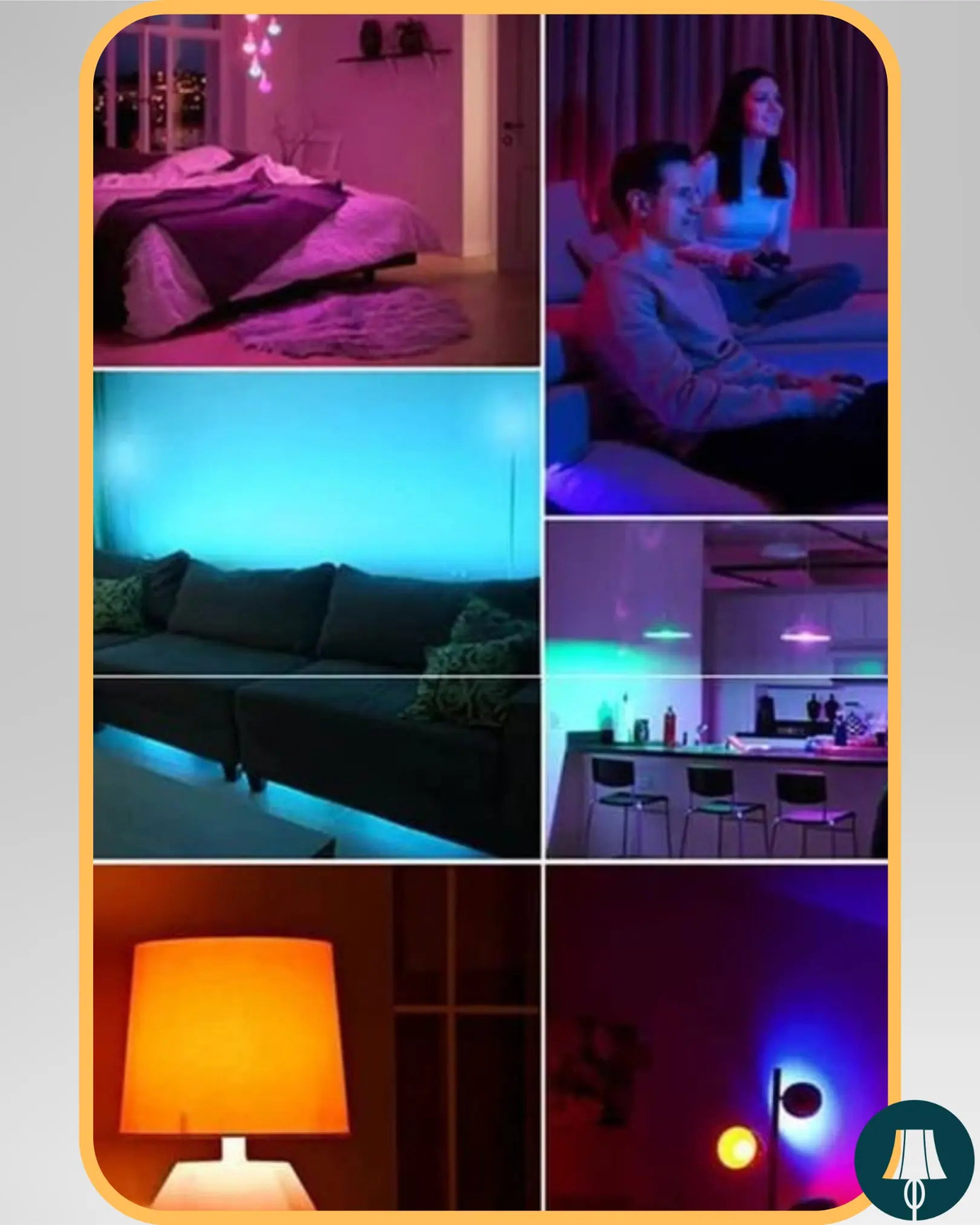 OptiGlow™ RGB+W Smart-Sync Bulb - "LIGHT HUB"