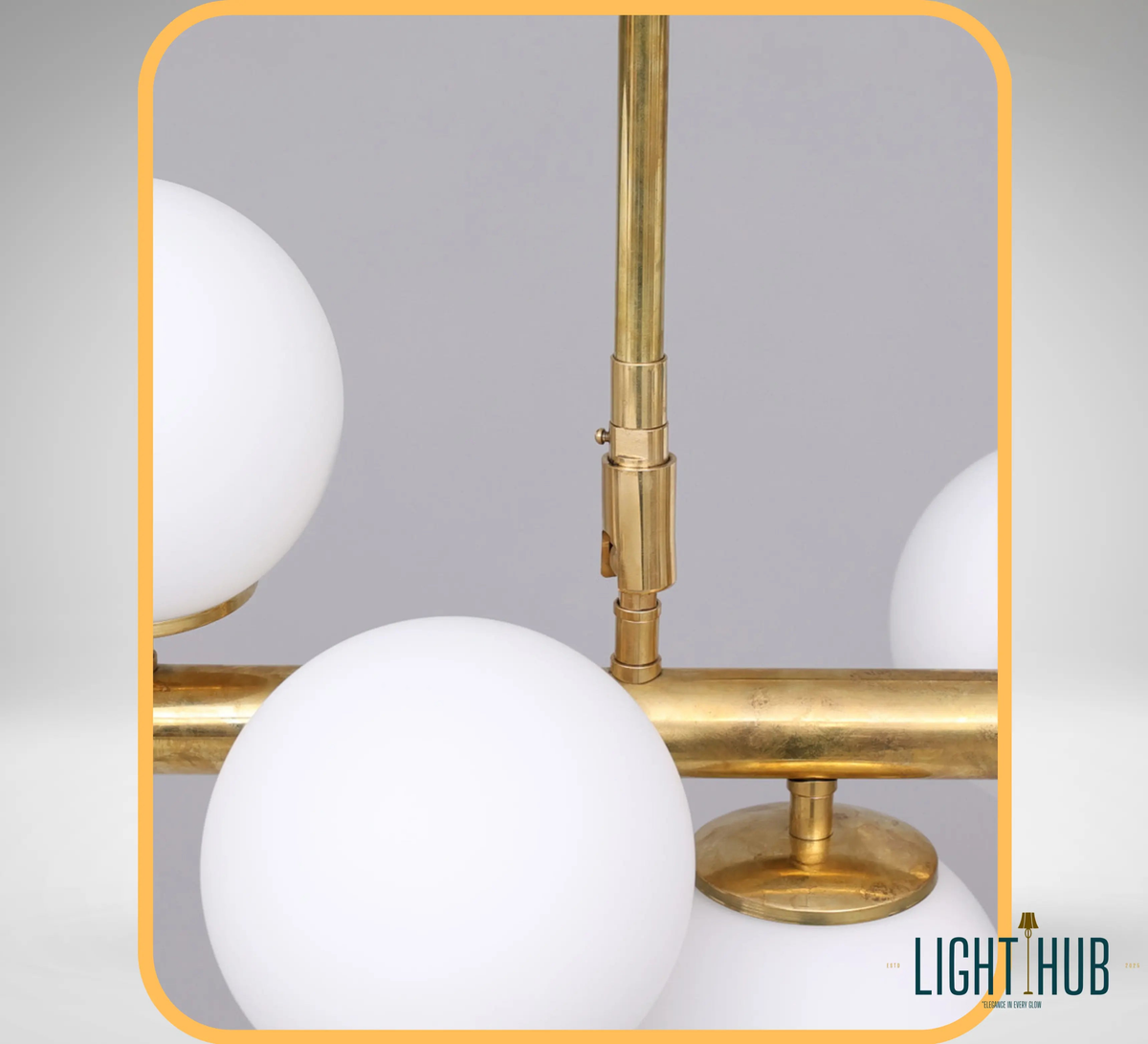 Suspension Lustre 10 SOLIS - "LIGHT HUB"