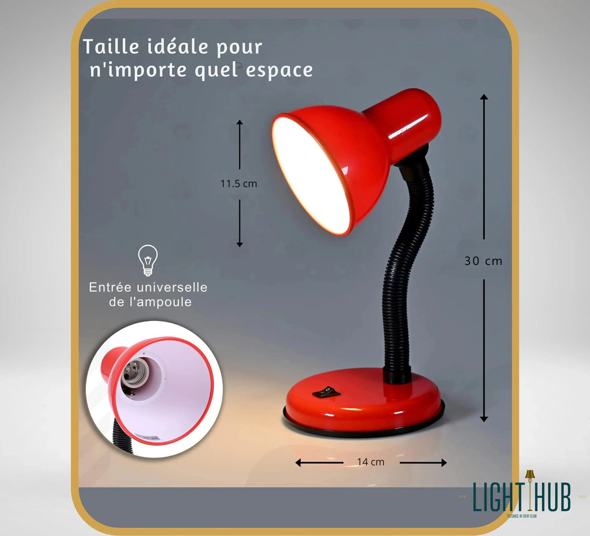 Mini Lampe de table GlowFlex - "LIGHT HUB"