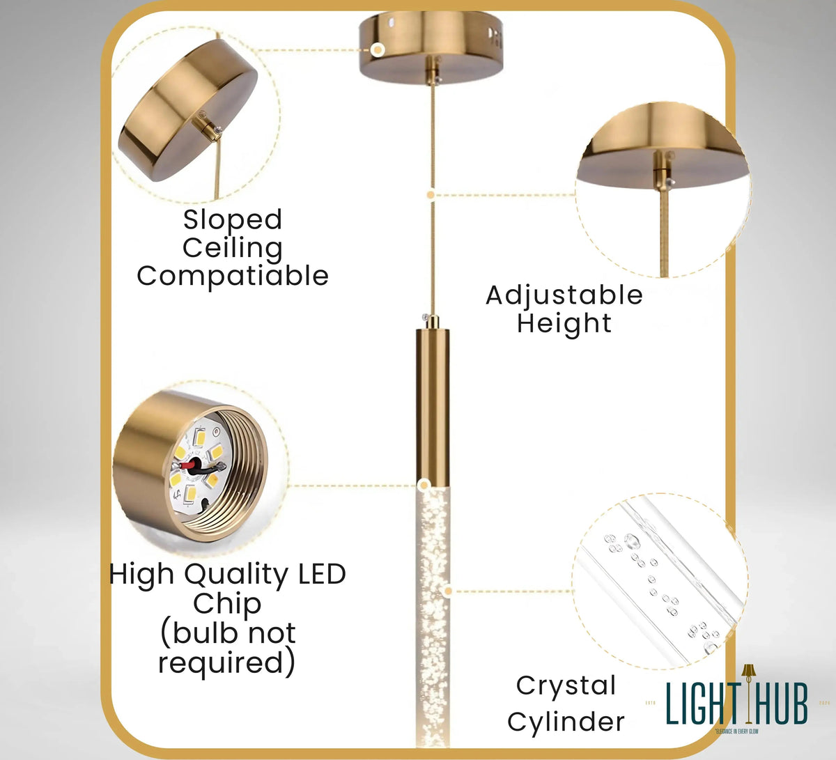 Suspension GLINT - "LIGHT HUB"