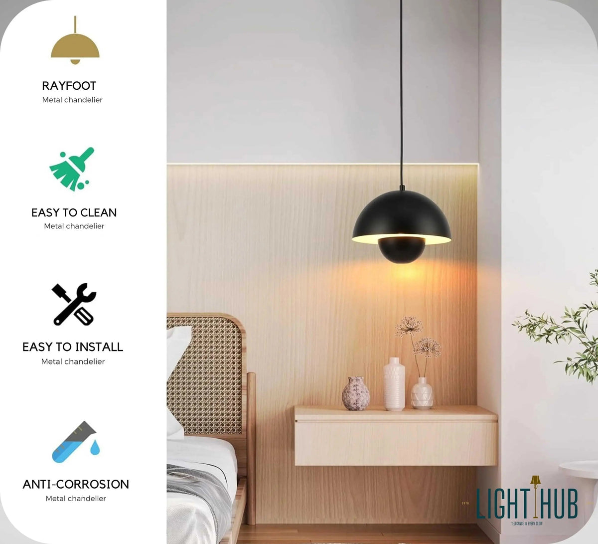 Suspension BK MACAROON - "LIGHT HUB"