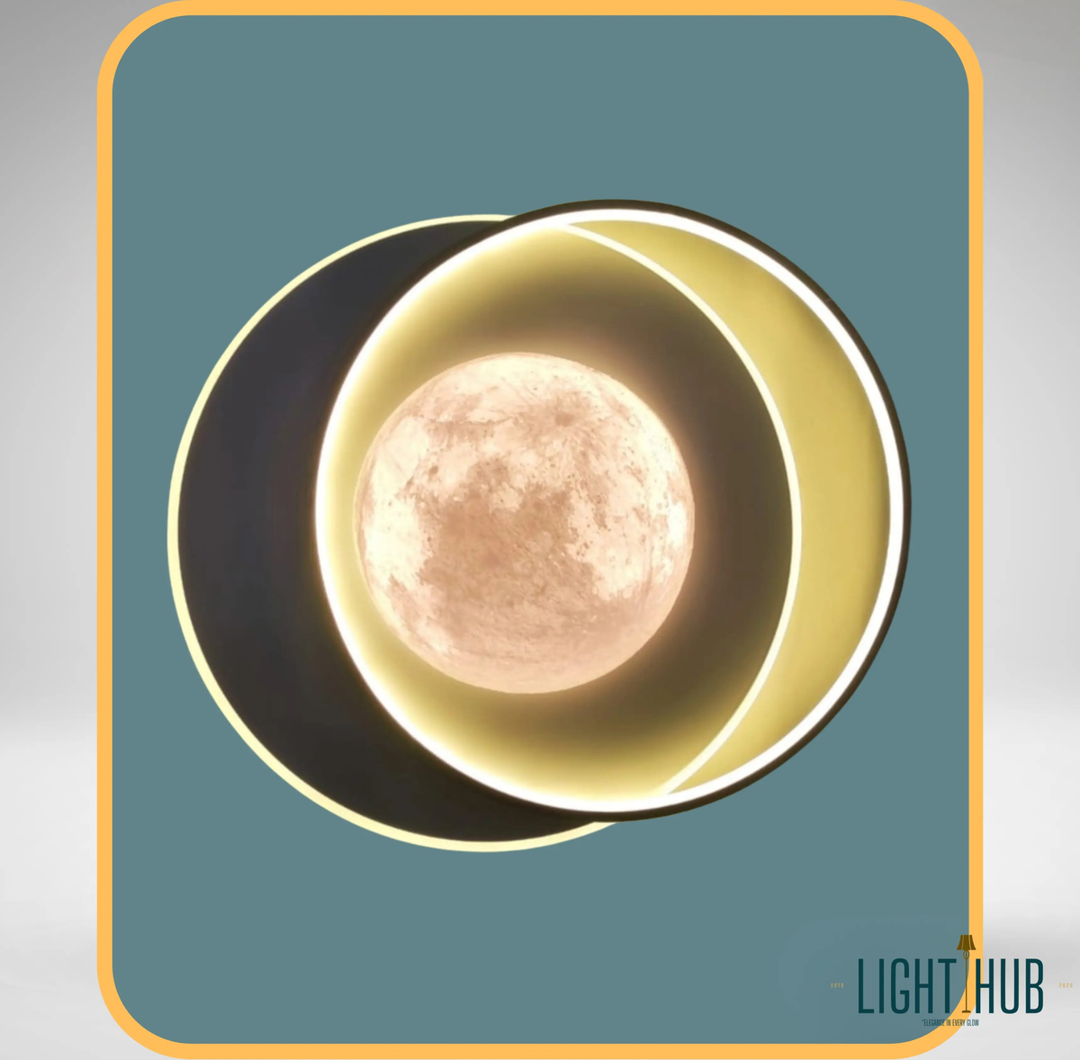 Plafonnier Applique Murale MOON ARC - "LIGHT HUB"