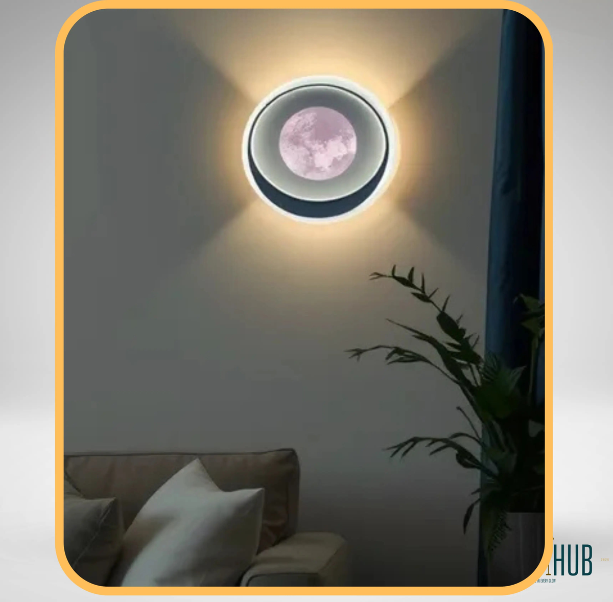 Plafonnier Applique Murale MOON ARC - "LIGHT HUB"