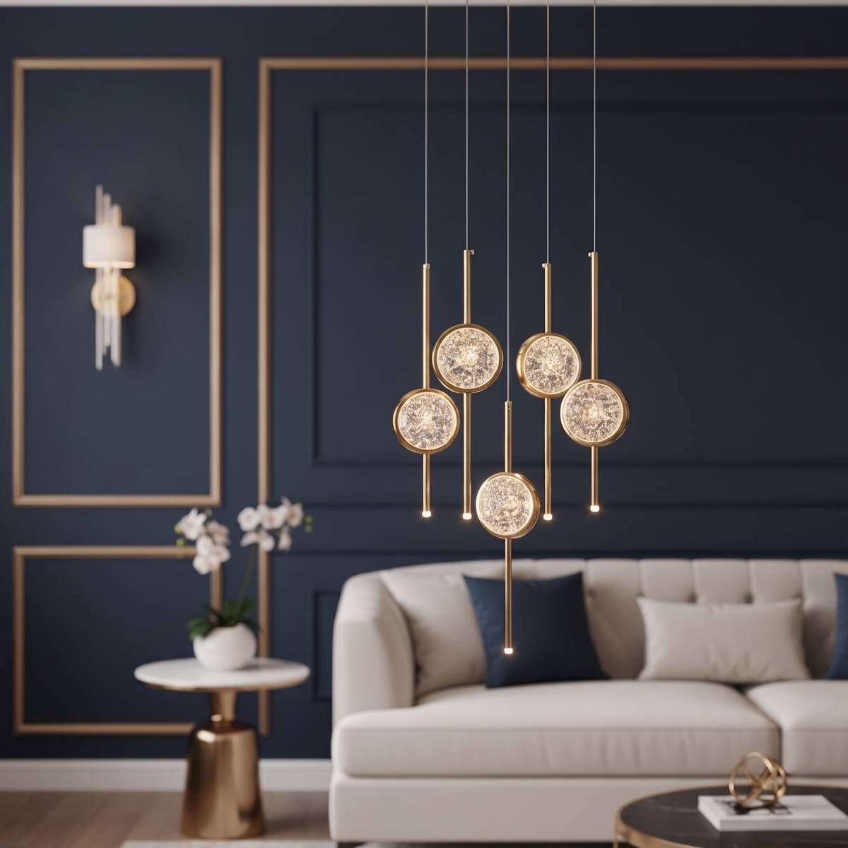 SPARKS 5 Chandelier Suspension